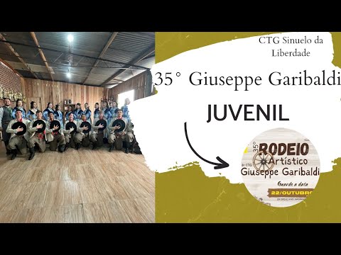 CTG Sinuelo da Liberdade 5ªRT - Juvenil - 35° Rodeio Artístico Giuseppe Garibaldi 2023