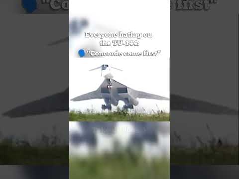 Everyone hates on the Tu-144 :( #avgeek #aviation #concorde #aircraft