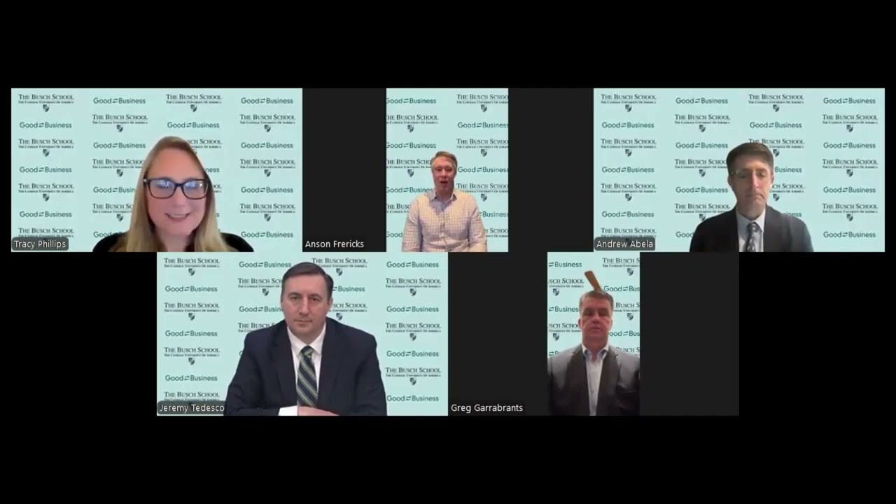 Thumbnail for video Good for Business Panel: The Purpose of a Corporation