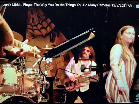 WORLD PREMIERE Jerry's Middle Finger The Way You Do the Things You Do MANY CAMERAS 12/3/2021 ARChive