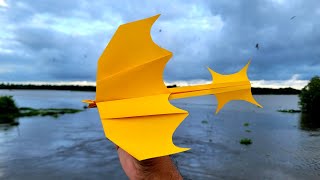How to Make a Paper Dragon that Flies Really well! - Flying Paper Dragon