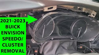 How To Remove 2021-2023 Buick Envision Speedometer/Instrument Cluster. Where To Hide GPS.