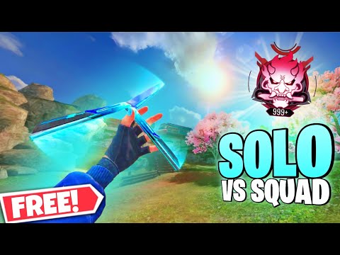 NEW! Butterfly Knife | 30 KILLS Legend Solo vs Squads RANK Blood Strike Gameplay