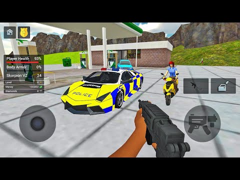 Police Car Driving Motorbike Riding #3 Police Officer Chase Simulator - Android Gameplay
