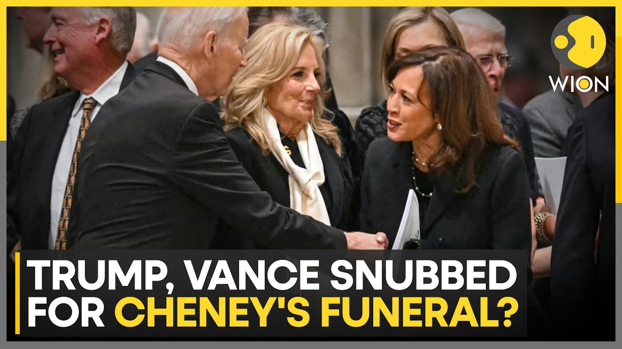 Cheney's Funeral: Bush and Biden Attend as Trump and Vance Left Off Guest List | WION