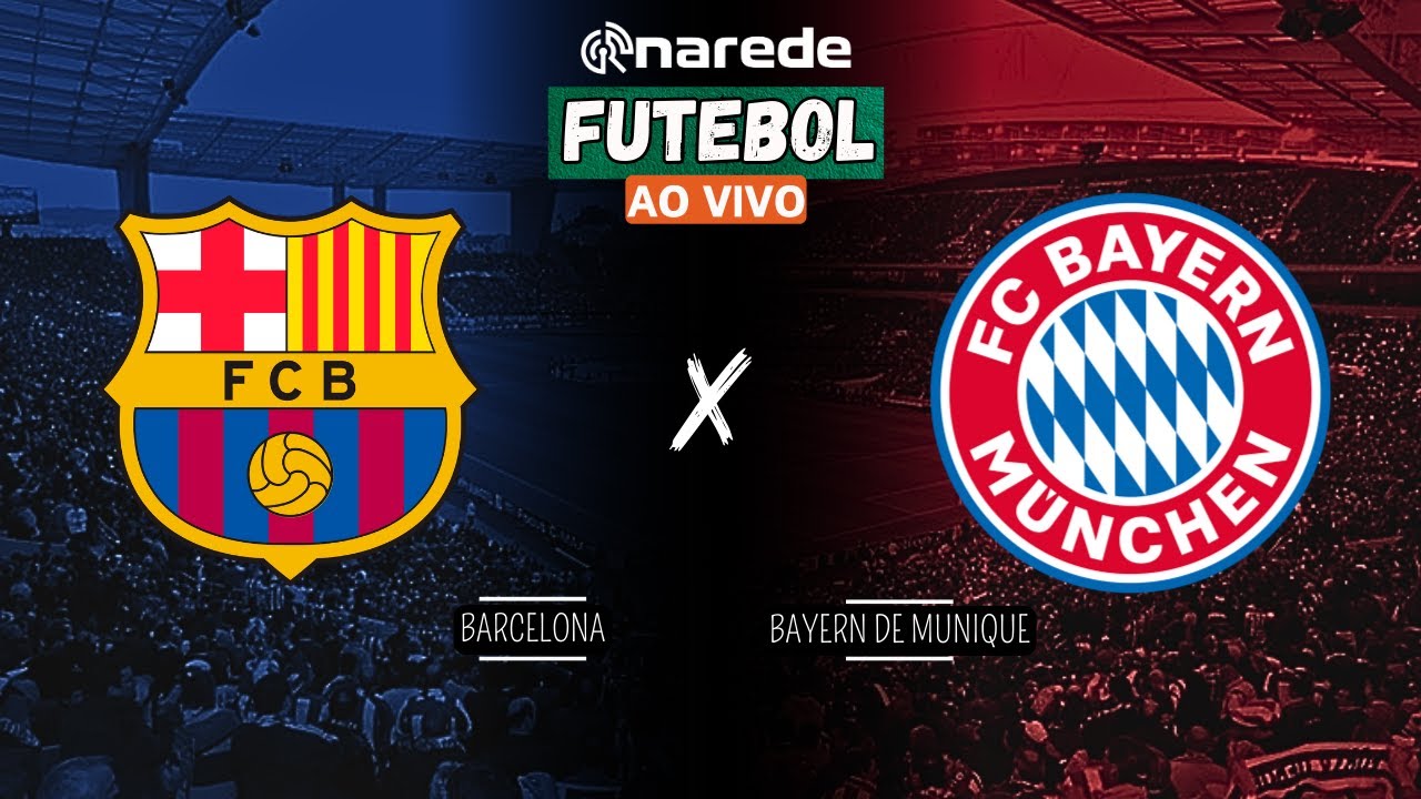 BARCELONA X BAYERN DE MUNIQUE AO VIVO - CHAMPIONS LEAGUE - DIRETO DO LLUIS COMPANYS