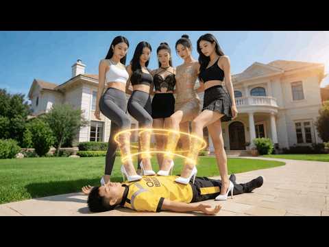 Poor guy descends the mountain to find 5 sisters—turns out all are top bosses! Spoiled by them!