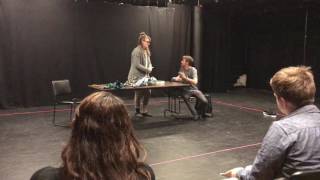 Final scene Acting 2 Body Awareness Annie Baker