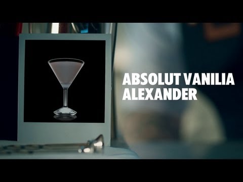 ABSOLUT VANILIA ALEXANDER DRINK RECIPE - HOW TO MIX