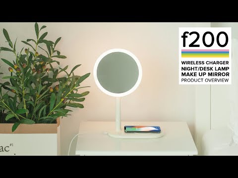 Fridja f200 Wireless Fast Charging Led Mirror Desk Lamp  - Product Overview!