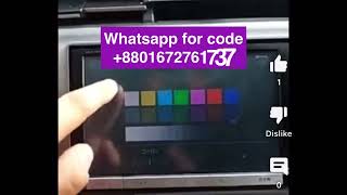 NSZA-X64T ERC unlock for Toyota car stereo radio | whatsapp for code +8801672761737