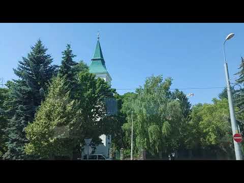 Miskolc, 1-es villamos, Diósgyőr felé. 2021.06.25. Full HD-video