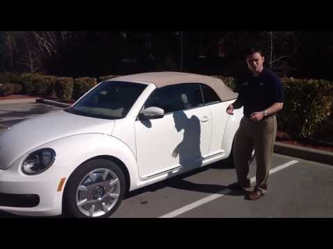 2014 VW Beetle convertible - operating the roof from outside the car
