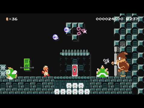 Haunted Pipeline Tower by alec - SUPER MARIO MAKER - NO COMMENTARY 1bj