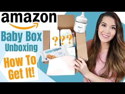 Free Amazon Baby Registry Box Unboxing & How to Get It ...