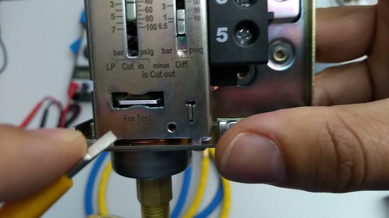 PRESSOSTATO. COMO TESTAR E REGULAR NA PRÁTICA