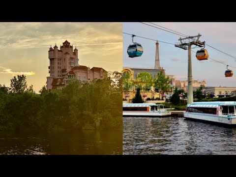 An Evening Walk to EPCOT from Disney's Hollywood Studios in 4K | Walt Disney World Florida May 2023