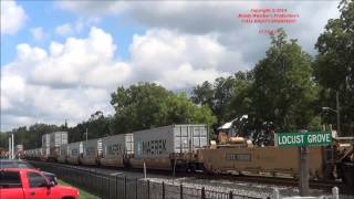preview picture of video '[HD] Norfolk Southern 232 – Locust Grove, Georgia – Wednesday July 23rd, 2014 © 2014.wmv'