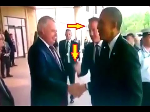 Funny celebrity videos - David Cameron handshake funny fail