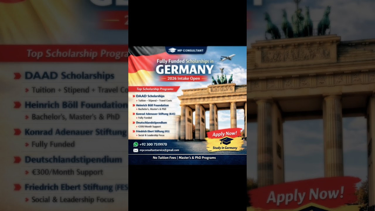 Germany fully funded scholarship 2026