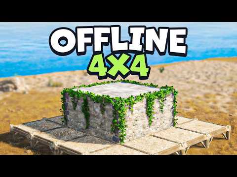 The BEAST. My BEST 4x4 base for ONLINE - OFFLINE defense  [ 8 BUNKERS ]  - rust base design