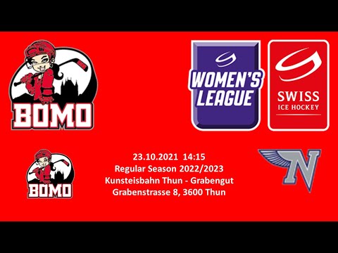2022-10-23 Women's League: EV BOMO Thun - Neuchâtel Hockey Academy