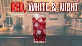 Can You Make This Awesome Red White and Night Drink at Home?