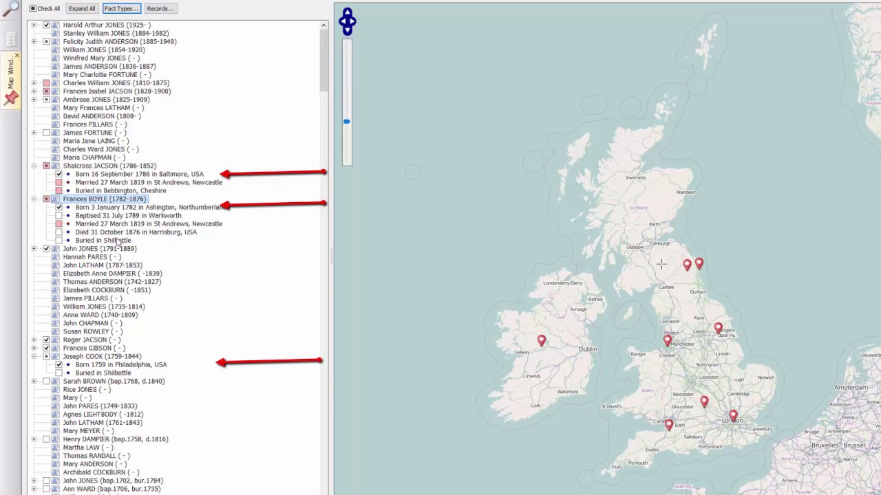 Adding Marker Sets to the Map Window