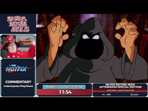 Discworld - any% ScummVM on GDQ Hotfix: Never Before Seen!