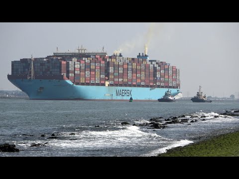 Shipspotting Rotterdam  Giant Containerships from my shipspotting videos #50