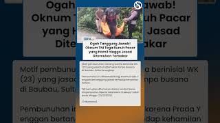 Oknum TNI Nekat Bunuh Pacar hingga Jasad Terbakar Tanpa Busana, Ogah Tanggung Jawab Pacar Hamil