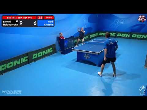 09:00 Evhenii Holoborodko 3-2 Yurii Chuzha West 1 WIN CUP 21.05.2023 | TABLE TENNIS WINCUP