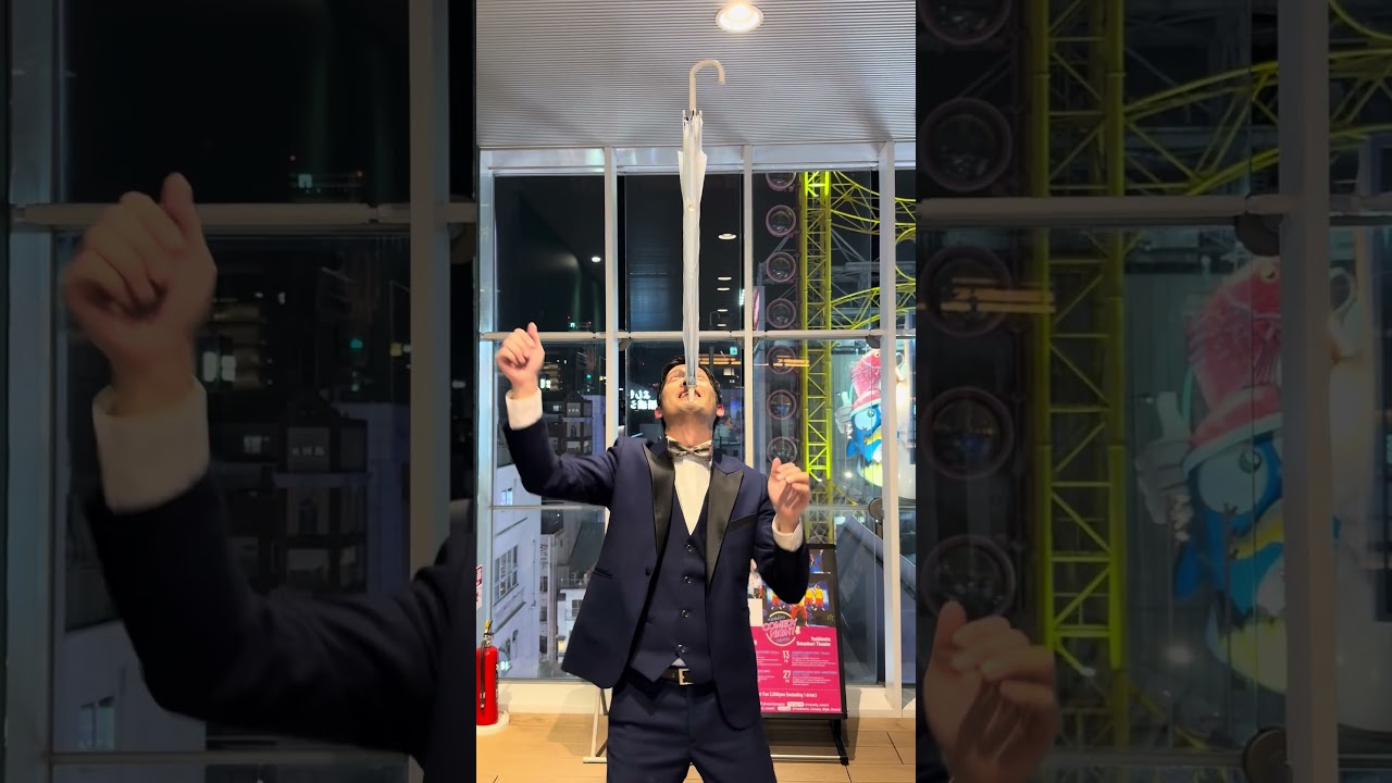 Performer Kinoshita Jaku will be showcasing his amazing skills at Comedy Night Osaka!