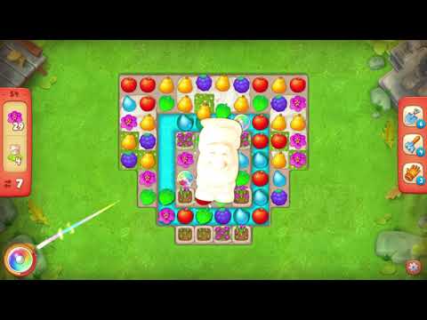 Gardenscapes 54 Hard Level - NO BooSTERS