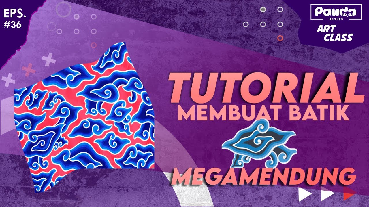 Cara membuat motif batik megamendung yang paling mudah  | Nilai seni rupa auto bagus! - Art Class#36