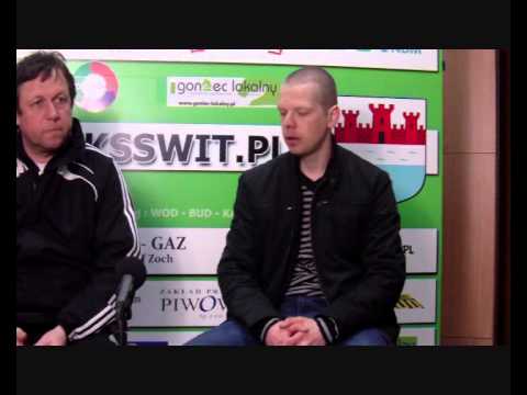 mksswit.pl Konferencja po meczu MKS Świt Nowy Dwór Maz. - Olimpia Elbląg 0:1 20.04.13