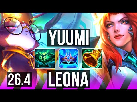 YUUMI & Vayne vs LEONA & Corki (SUP) | 19K damage | EUW Master | 26.4