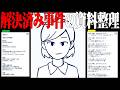 解決済みの事件の資料を整理するだけのゲームが凄い｜解決済み事件を整理してください。