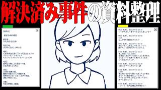解決済みの事件の資料を整理するだけのゲームが凄い｜解決済み事件を整理してください。
