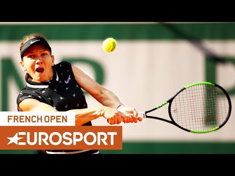 Simona Halep vs Iga Świątek Highlights | Roland Garros 2019 Round 4 | Eurosport