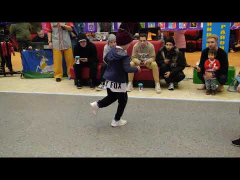 top8 7-10 лет bboy Maks ON vs Sly Fox - брейкданс чемпионат г.Одинцово