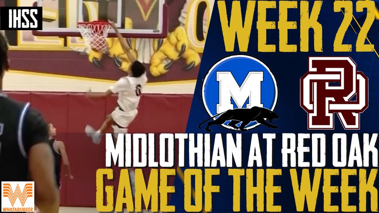 Midlothian vs. Red Oak Basketball Showdown: Intense District 15-5A Battle