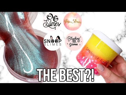 Which FAMOUS Slime Shop Is THE BEST?! Video