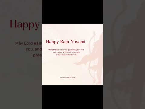 #ramnavami #happyramnavami #ram #prakash #motivation #rayofhope #motivationalquotes #shorts #short