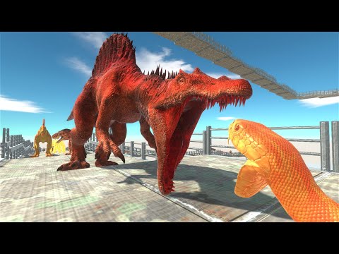 WAR SPINOSAURUS DEATH CLIMB - Animal Revolt Battle Simulator
