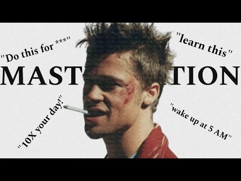 Self-Improvement Is Masturbation. (And you are the Gooner)