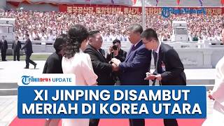 Tiba di Korea Utara, Xi Jinping Disambut Langsung oleh Kim Jong Un saat Kunjungan Kenegaraan Resmi