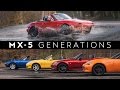 The Ultimate Mazda MX-5 Generations Review & Shoot-Out