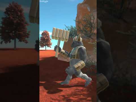 Don't go into the Monkey's Hut! - Animal Revolt Battle Simulator #Shorts