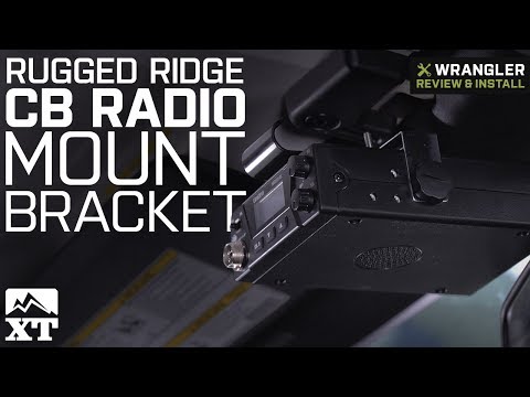 Jeep Wrangler Rugged Ridge CB Radio Mount Bracket (2007-2018 JK & JL) Review & Install